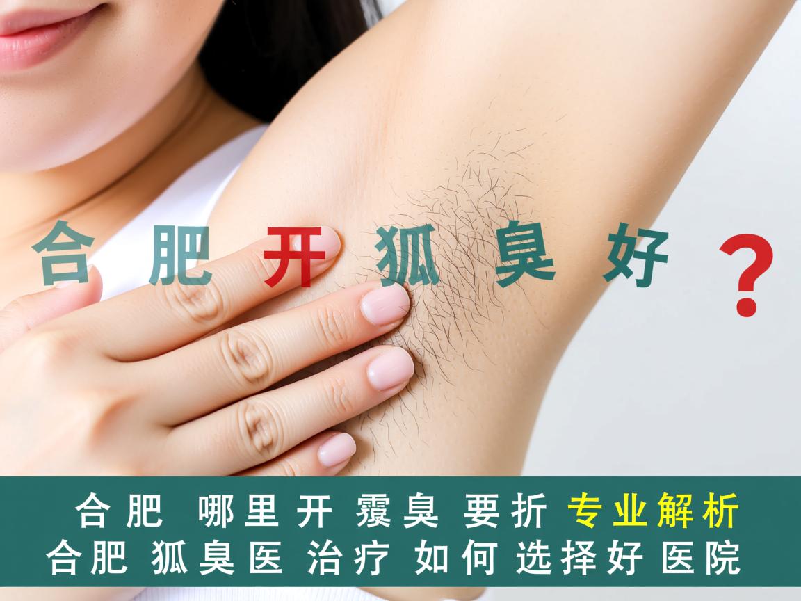 合肥哪里开狐臭好？专业解析合肥狐臭治疗如何选择好医院