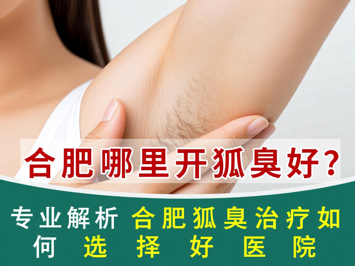 合肥哪里开狐臭好？专业解析合肥狐臭治疗如何选择好医院