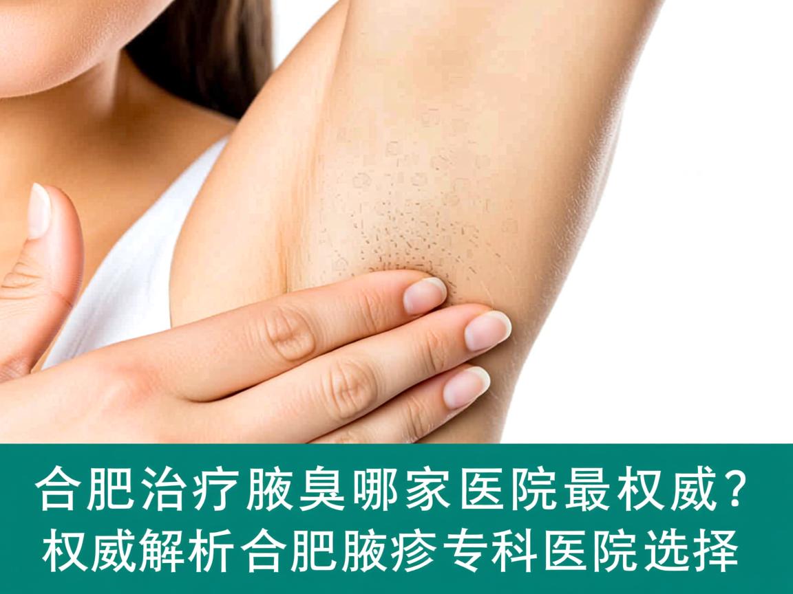 合肥治疗腋臭哪家医院最权威？权威解析合肥腋臭专科医院选择