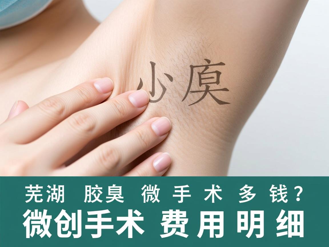 芜湖腋臭微创手术多少钱？解析腋臭微创手术费用明细