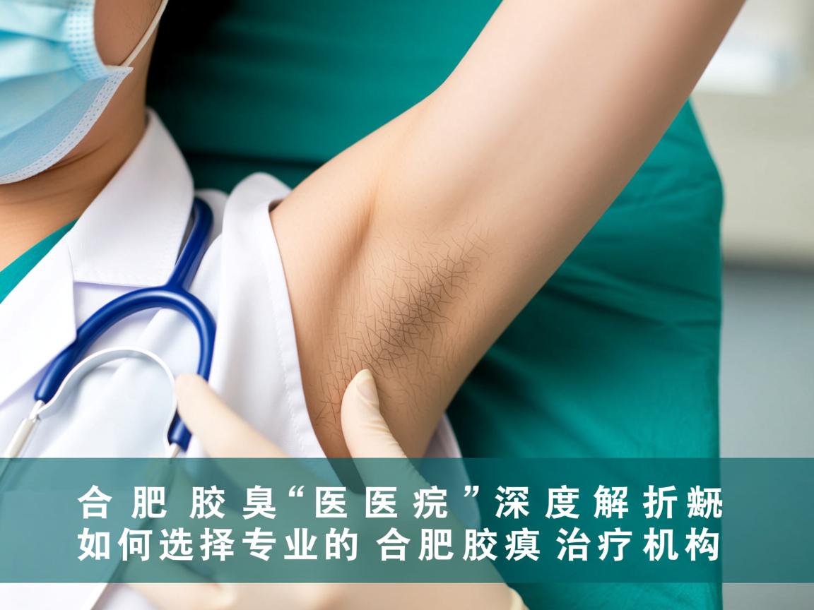 合肥腋臭医院深度解析，如何选择专业的合肥腋臭治疗机构