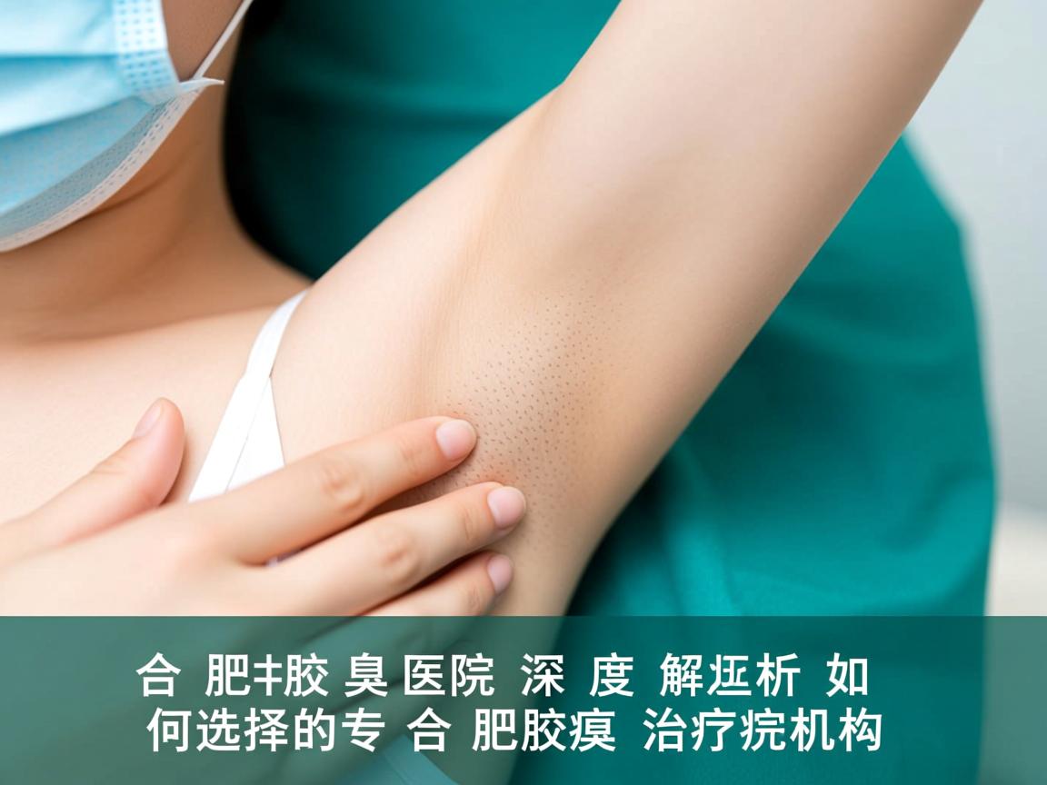 合肥腋臭医院深度解析，如何选择专业的合肥腋臭治疗机构