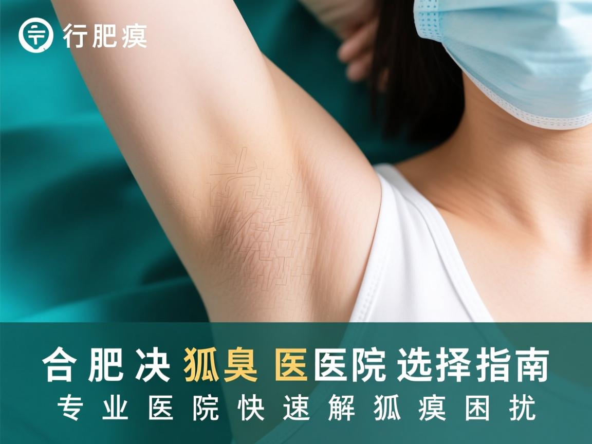 合肥解决狐臭医院选择指南，专业医院快速解决狐臭困扰