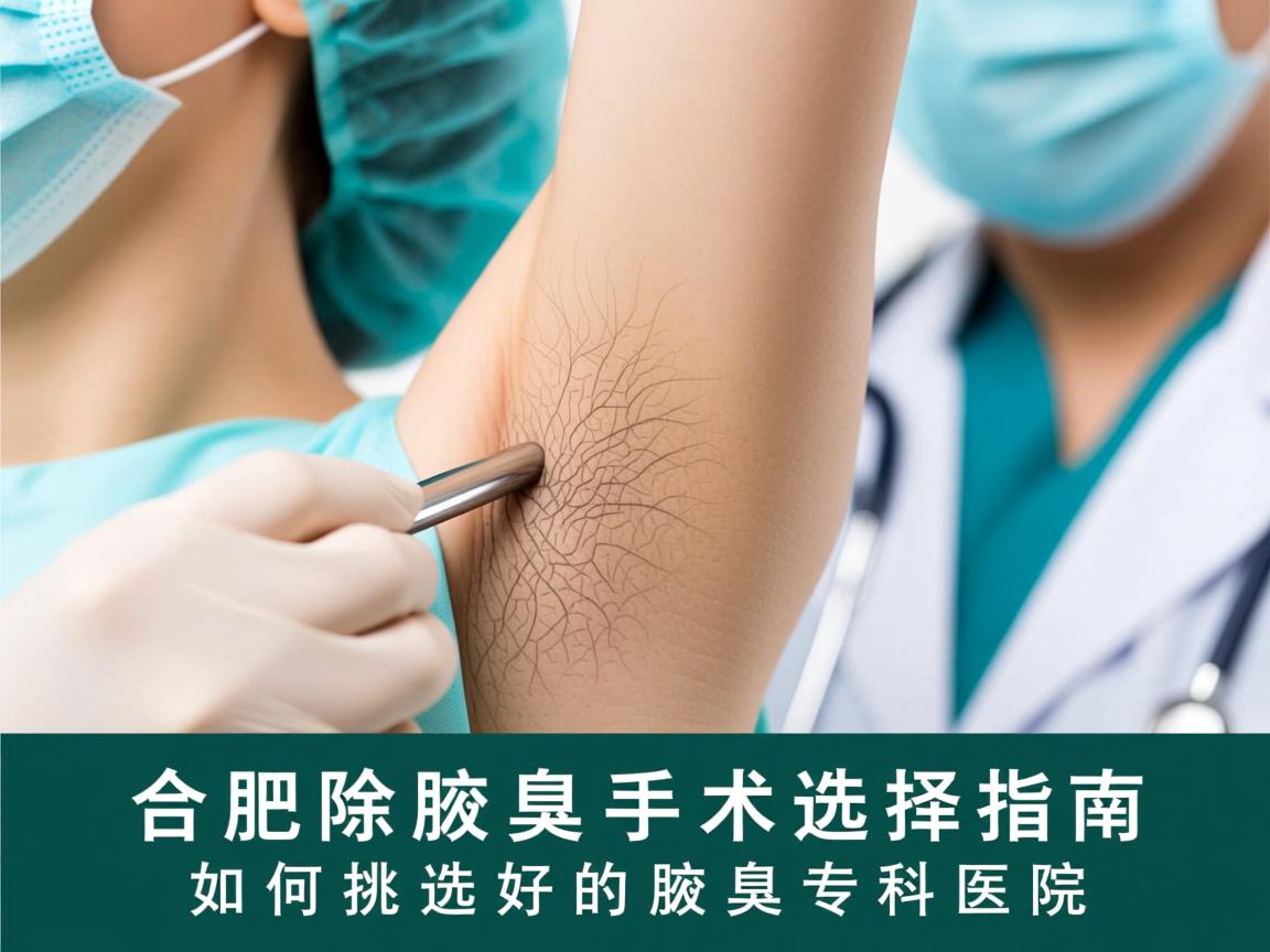合肥除腋臭手术选择指南,如何挑选好的腋臭专科医院 合肥除腋臭手术选择指南,如何挑选好的腋臭专科医院