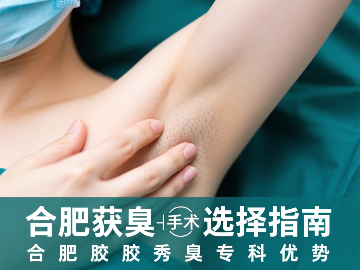 合肥腋臭手术选择指南，深度解析合肥腋秀腋臭专科优势
