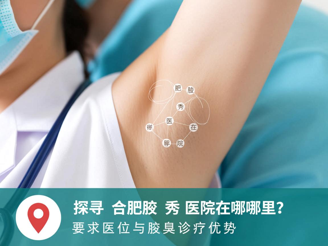 探寻合肥腋秀医院在哪里？详解腋秀医院位置与腋臭诊疗优势