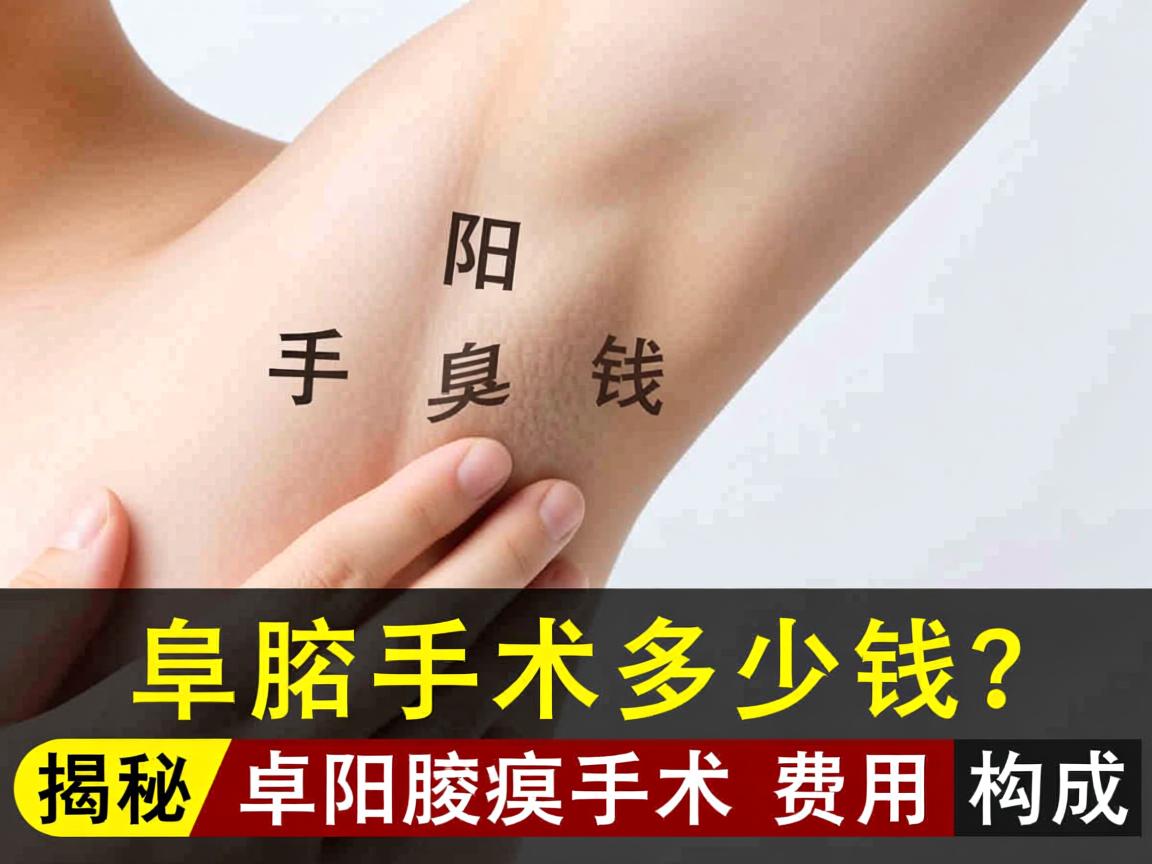阜阳腋臭手术多少钱?揭秘阜阳腋臭手术费用构成 阜阳腋臭手术多少钱?揭秘阜阳腋臭手术费用构成