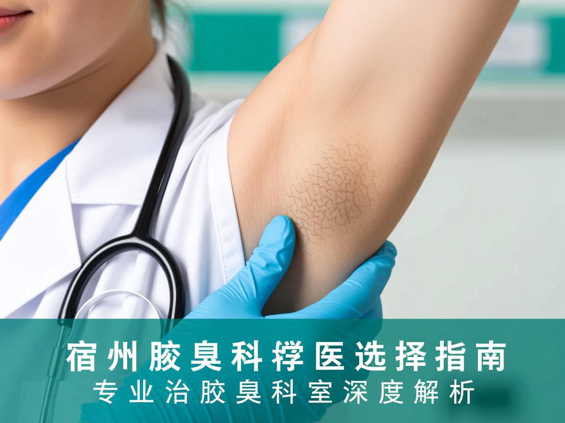 宿州治腋臭科医院选择指南，专业治腋臭科室的深度解析
