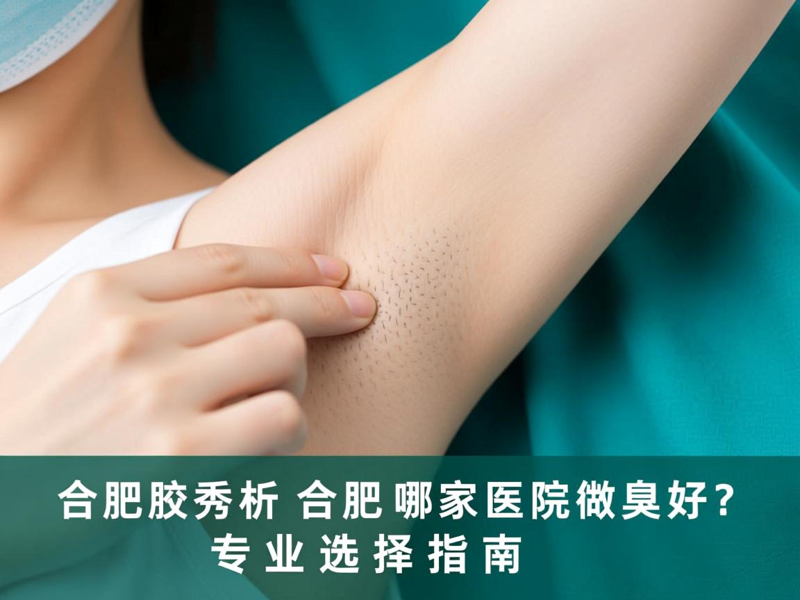 合肥腋秀解析，合肥哪家医院做腋臭好？专业选择指南