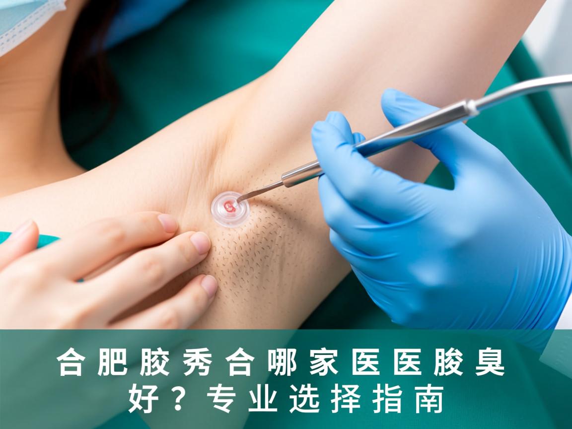 合肥腋秀解析，合肥哪家医院做腋臭好？专业选择指南