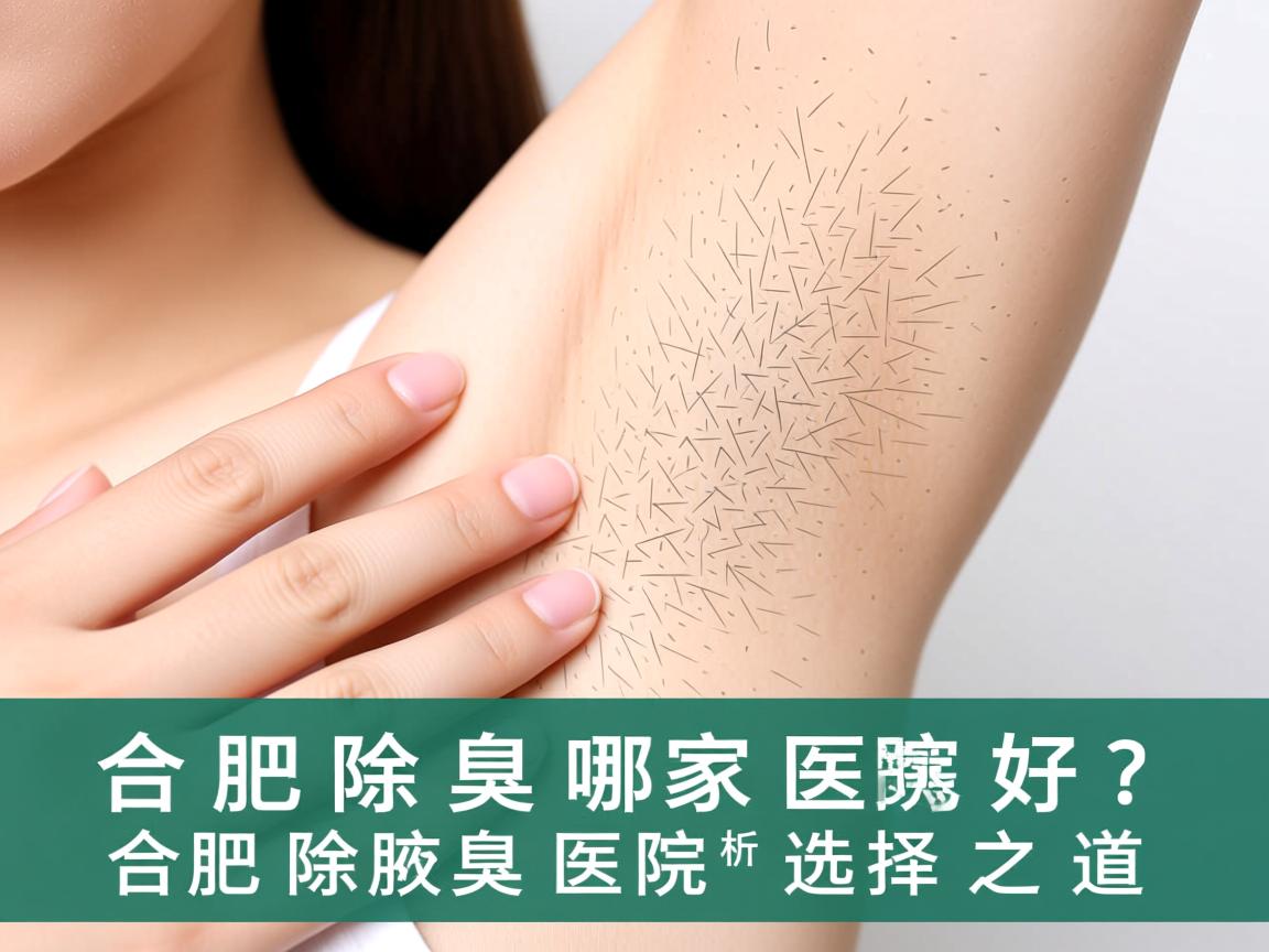 合肥除腋臭哪家医院好？深度解析合肥除腋臭医院的选择之道