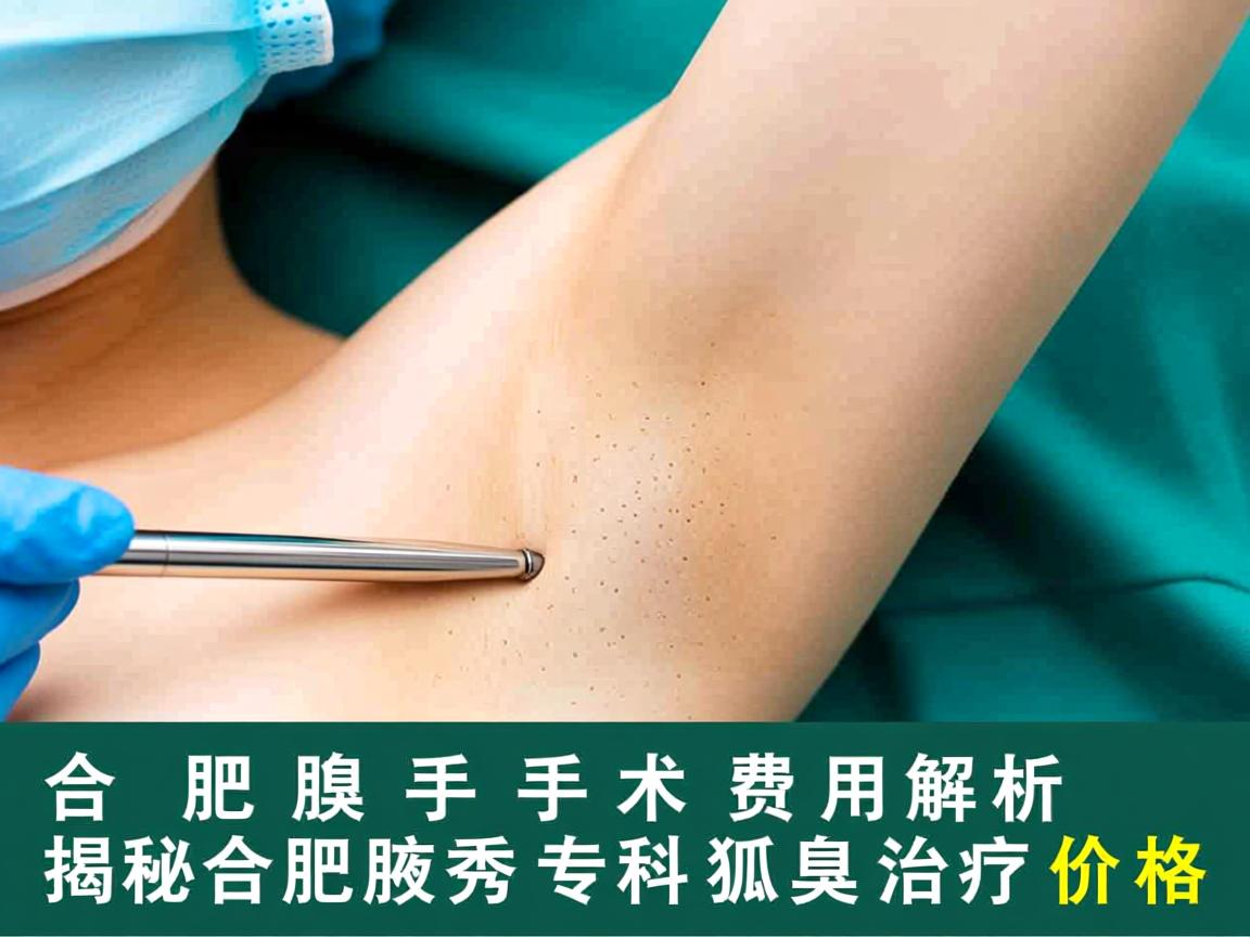合肥腋臭手术费用解析,揭秘合肥腋秀专科狐臭治疗价格 合肥腋臭手术费用解析,揭秘合肥腋秀专科狐臭治疗价格