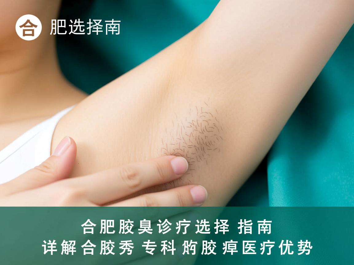合肥腋臭诊疗选择指南，详解合肥腋秀专科的腋臭医疗优势