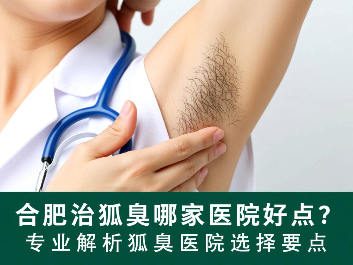 合肥治狐臭哪家医院好点？专业解析狐臭医院选择要点