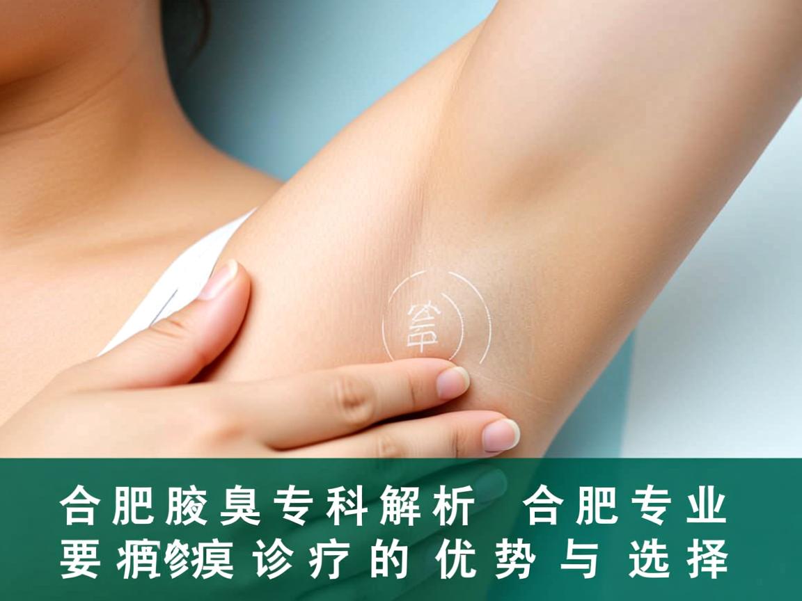 合肥腋臭专科解析，合肥专业腋臭诊疗的优势与选择