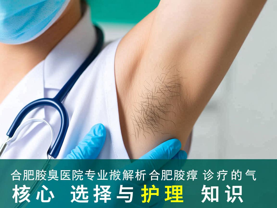 合肥腋臭医院专业解析，合肥腋臭诊疗的核心选择与护理知识