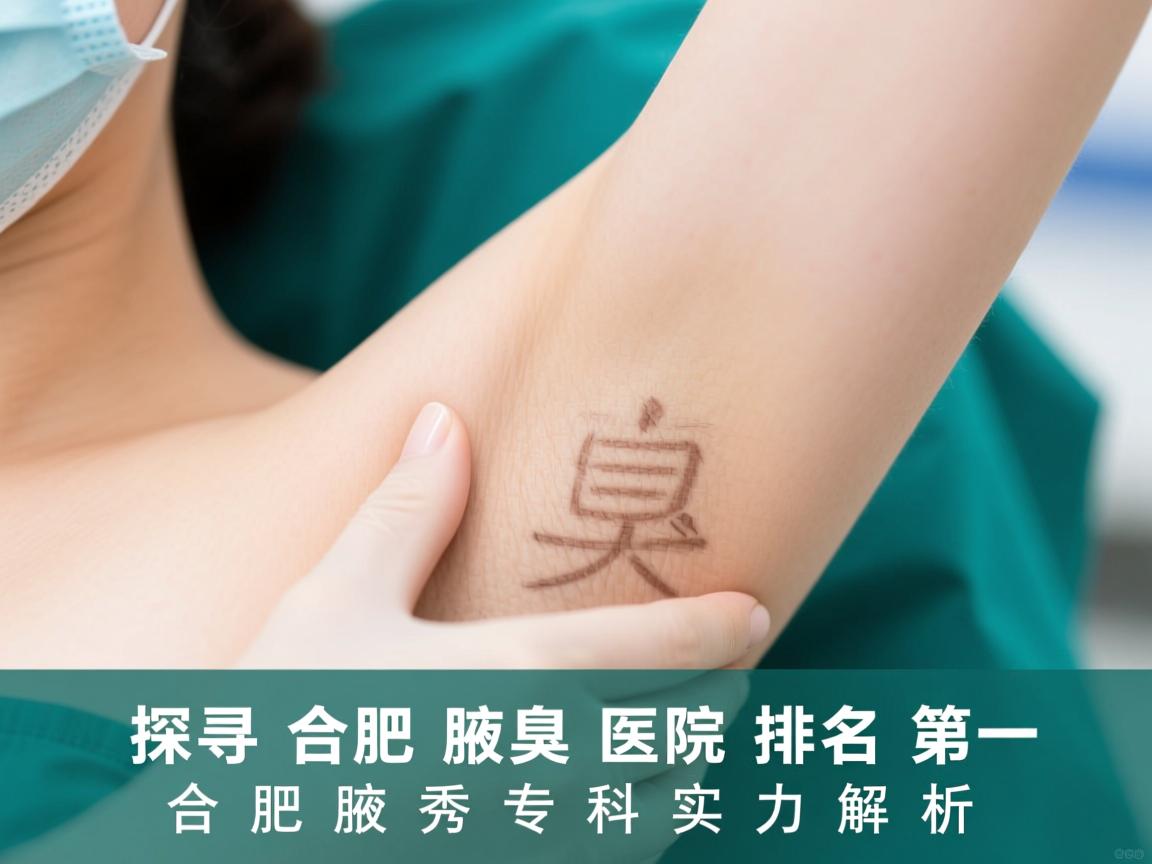 探寻合肥腋臭医院排名第一，合肥腋秀专科实力解析