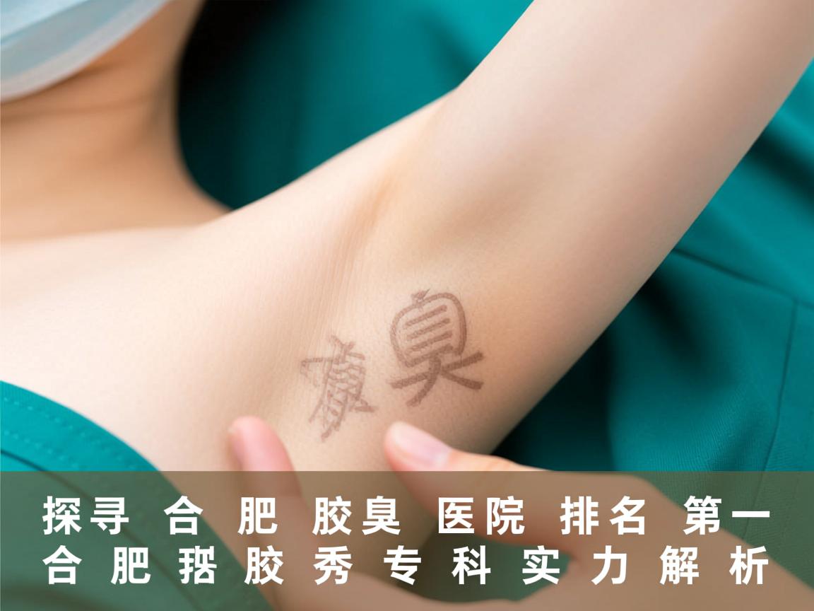 探寻合肥腋臭医院排名第一，合肥腋秀专科实力解析