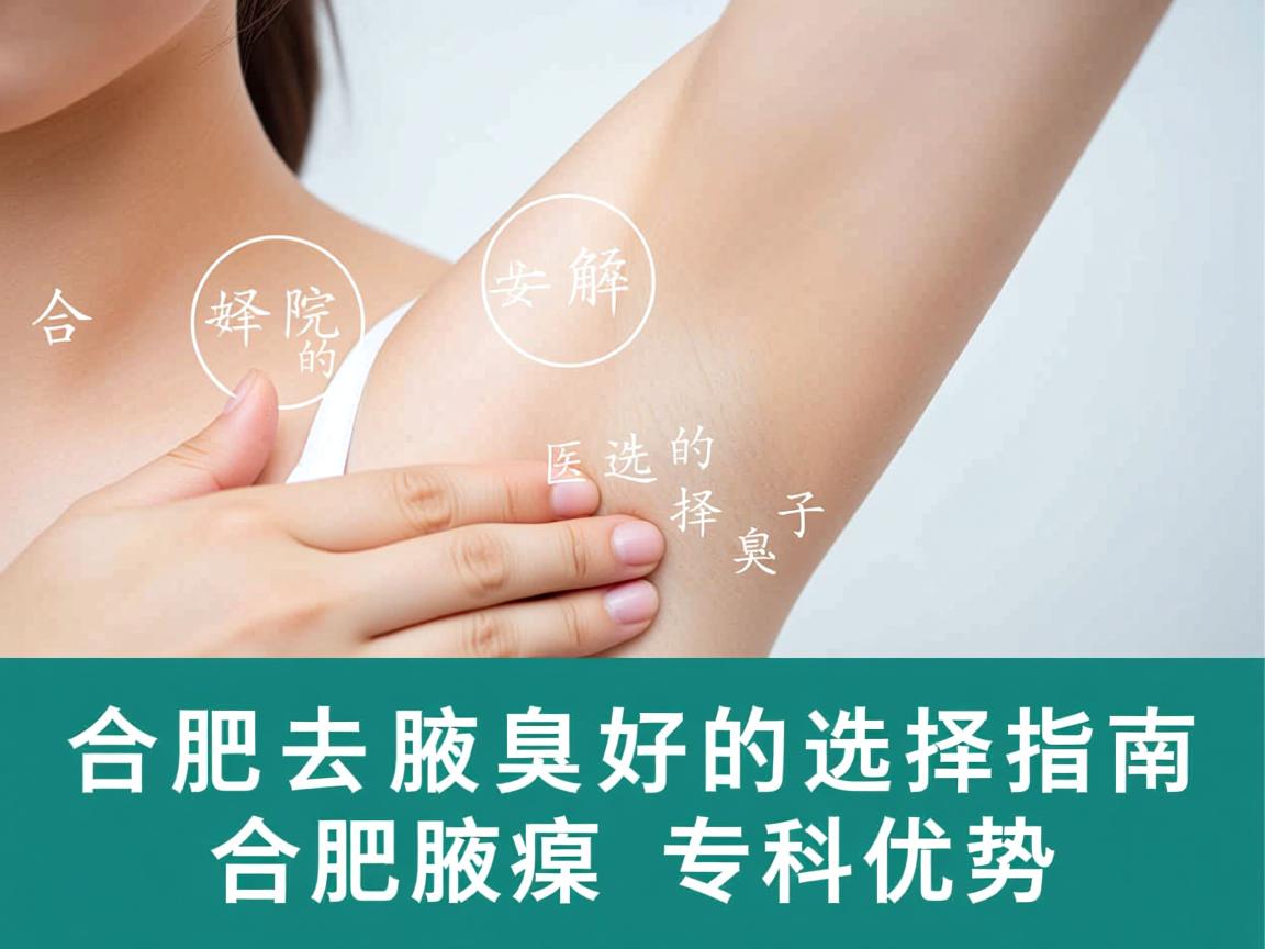 合肥去腋臭好的医院选择指南,详解合肥腋臭专科优势 合肥去腋臭好的医院选择指南,详解合肥腋臭专科优势