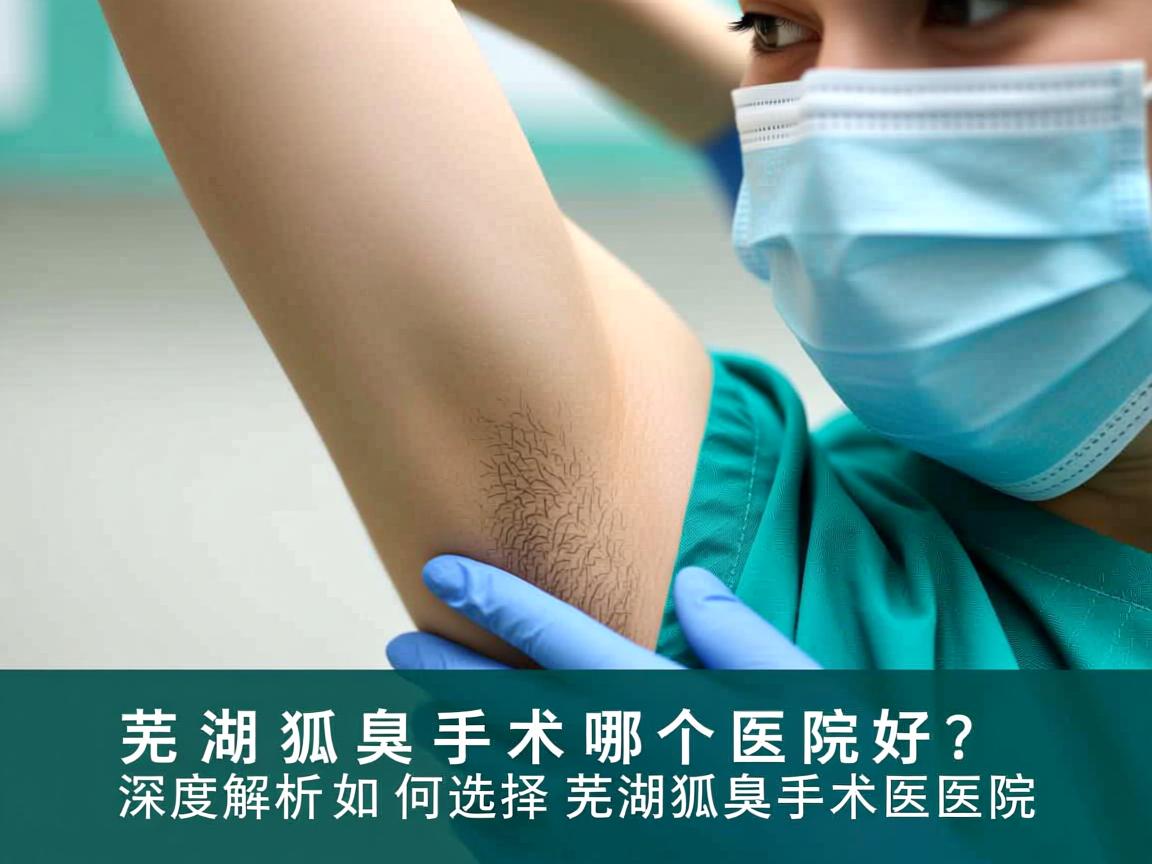 芜湖狐臭手术哪个医院好？深度解析如何选择芜湖狐臭手术医院