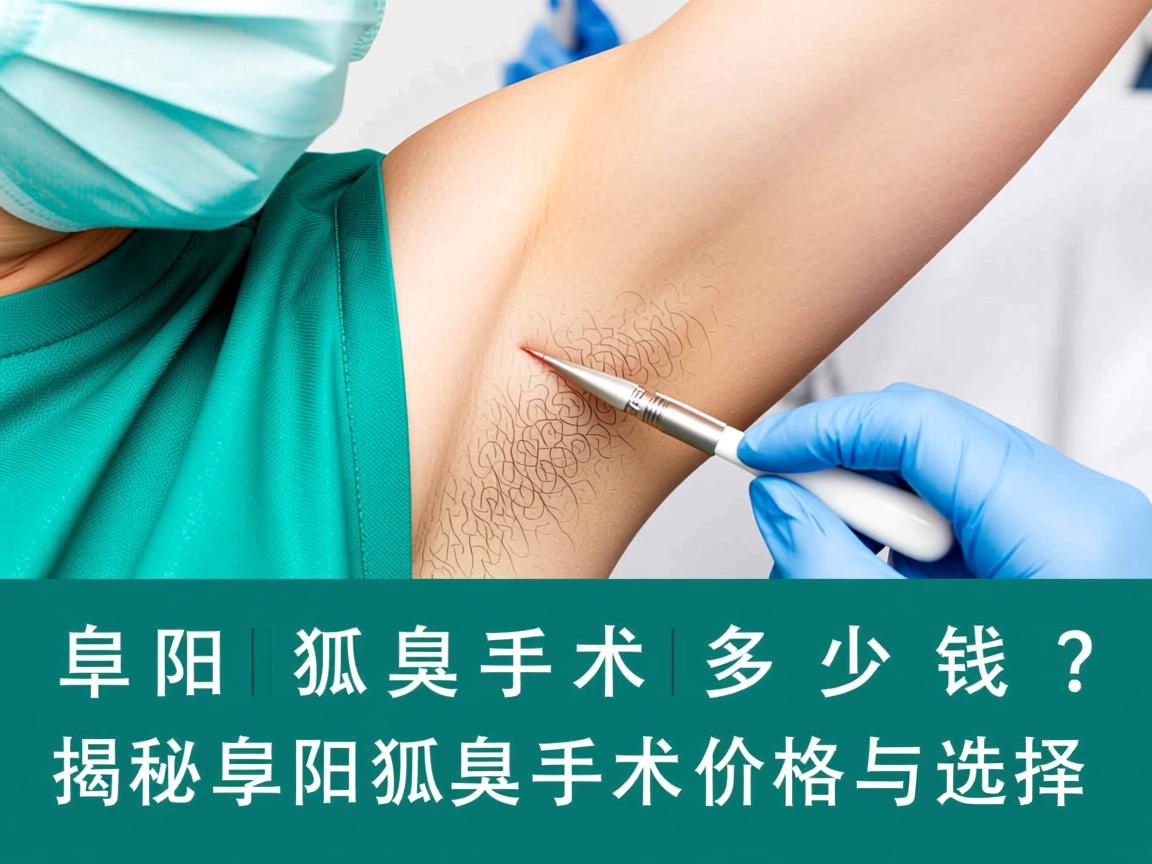阜阳狐臭手术多少钱？揭秘阜阳狐臭手术价格与选择