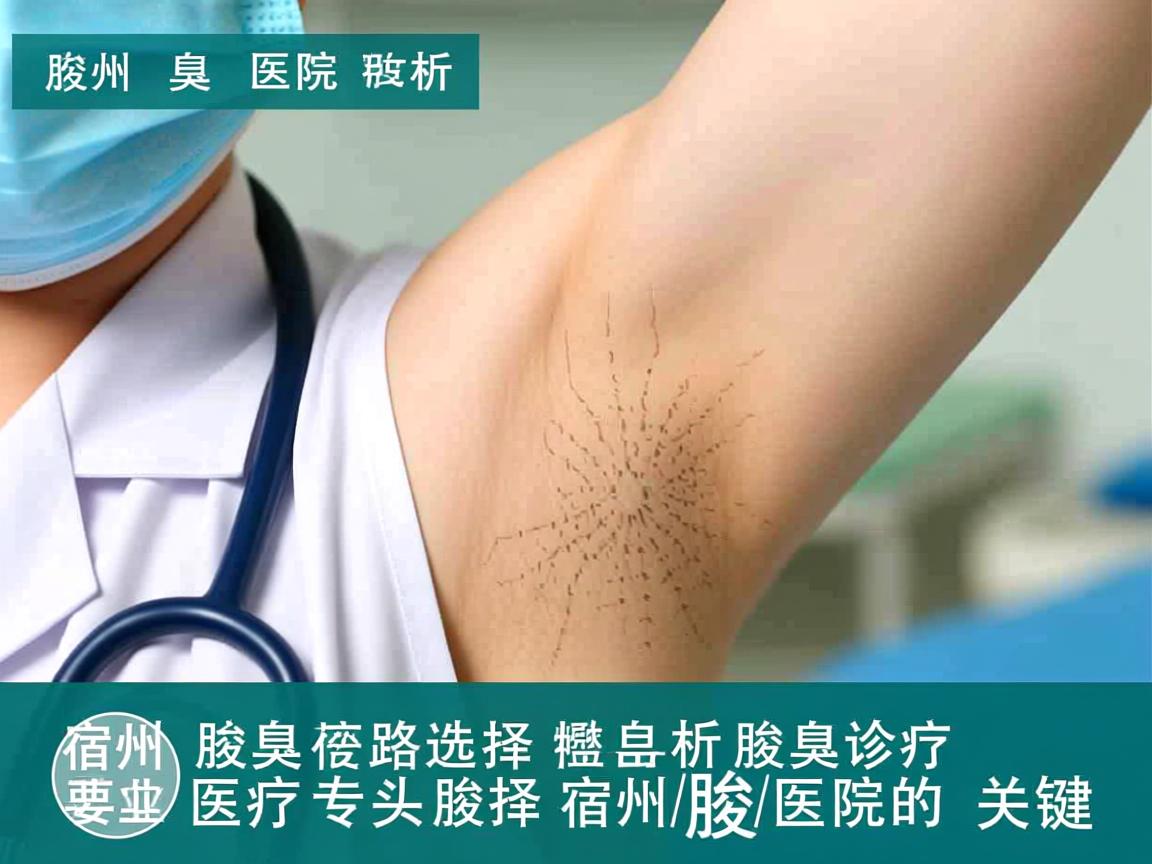 宿州腋臭医院解析腋臭诊疗，专业选择宿州腋臭医院的关键