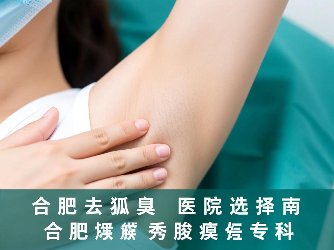 合肥去狐臭医院选择指南，详解合肥腋秀腋臭专科
