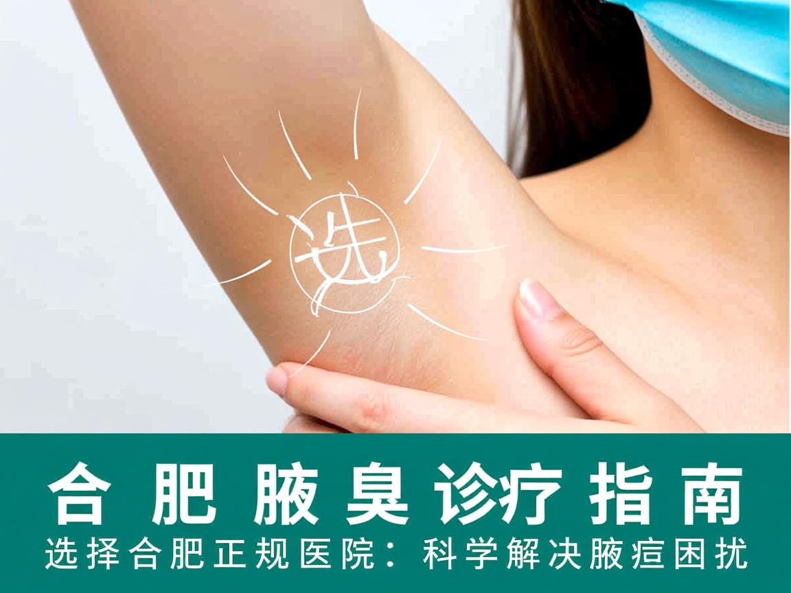 合肥腋臭诊疗指南，选择合肥正规医院，科学解决腋臭困扰