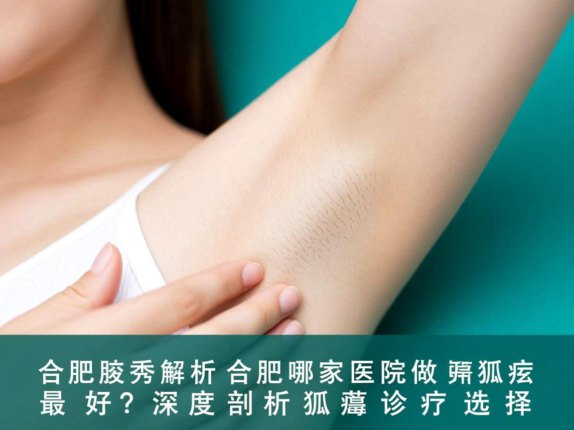 合肥腋秀解析，合肥哪家医院做狐臭最好？深度剖析狐臭诊疗选择