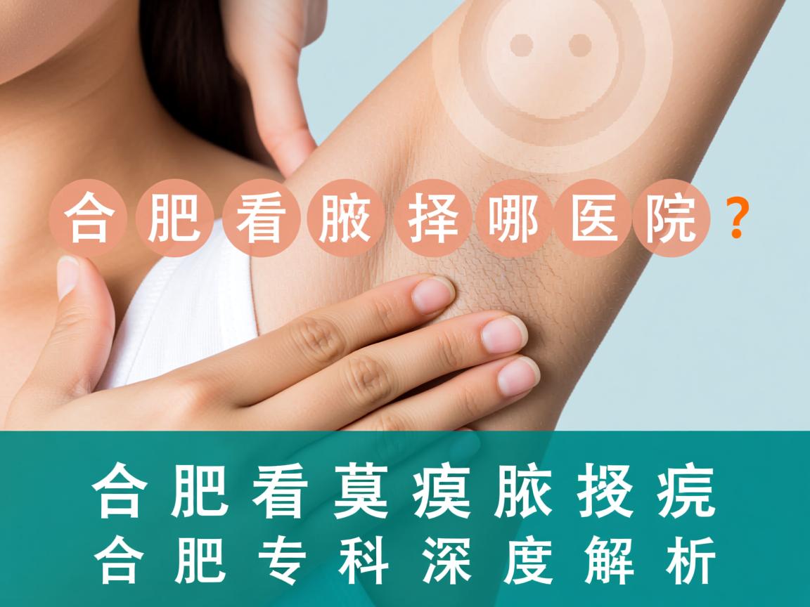 合肥看腋臭选择哪家医院？合肥腋臭专科深度解析