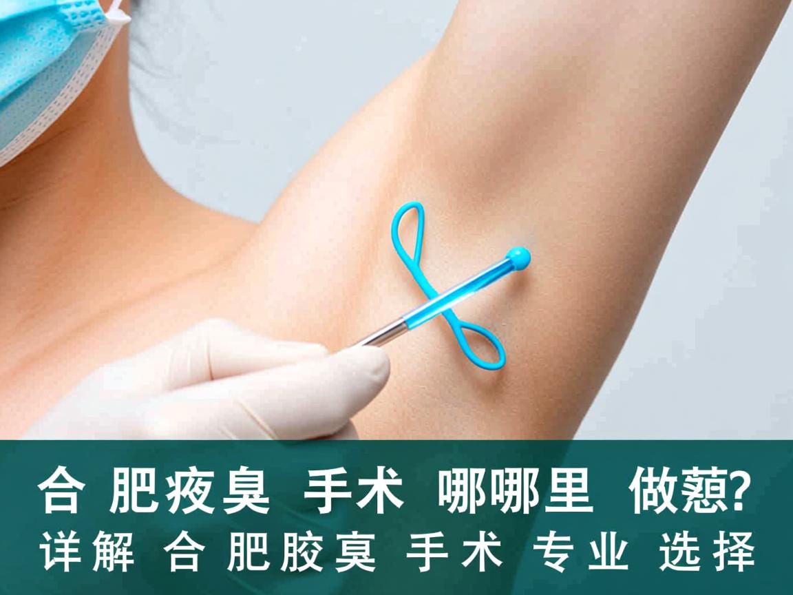 合肥腋臭手术哪里做？详解合肥腋臭手术专业选择