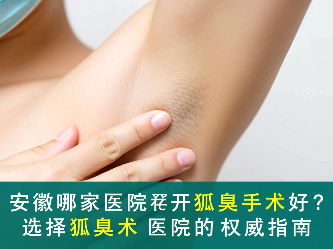 安徽哪家医院开狐臭手术好?选择狐臭手术医院的权威指南 安徽哪家医院开狐臭手术好?选择狐臭手术医院的权威指南