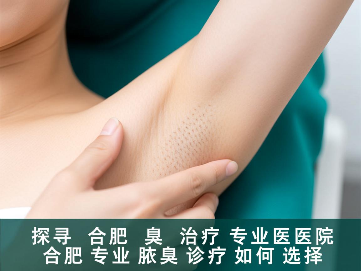探寻合肥腋臭治疗专业医院，合肥专业腋臭诊疗如何选择