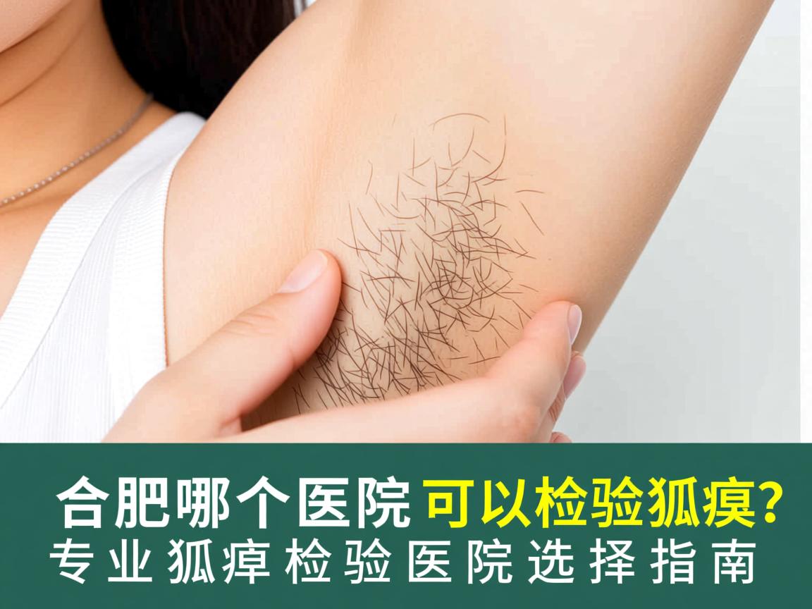 合肥哪个医院可以检验狐臭？专业狐臭检验医院选择指南