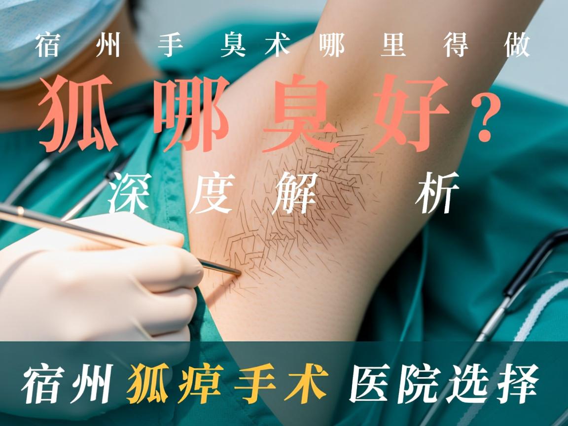 宿州狐臭手术哪里做得好？深度解析宿州狐臭手术医院选择