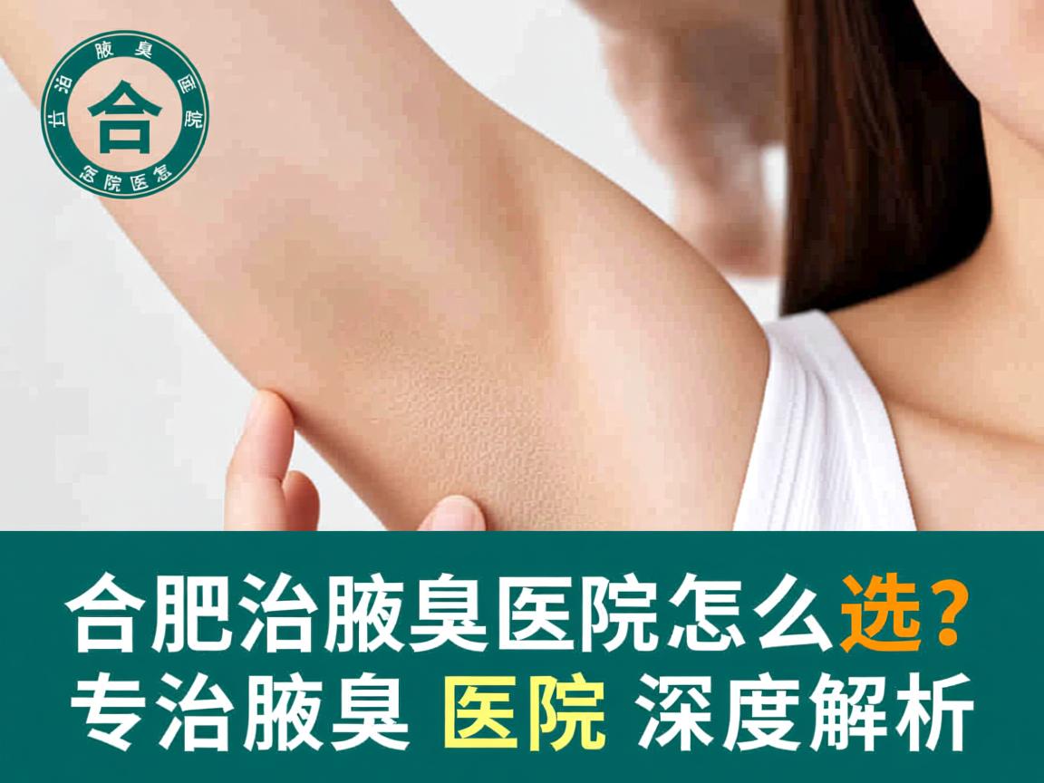 合肥治腋臭医院怎么选？专业治腋臭医院深度解析