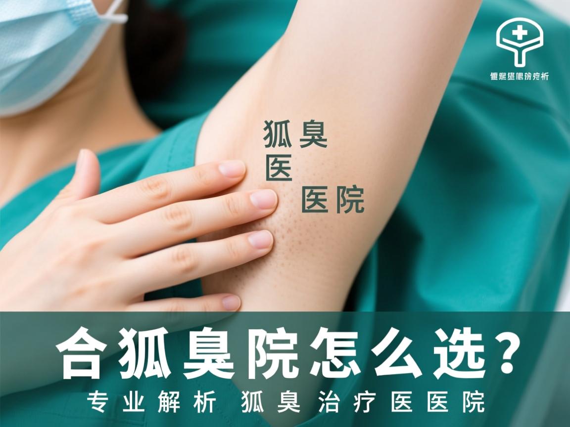 合肥治疗狐臭医院怎么选？专业解析狐臭治疗医院