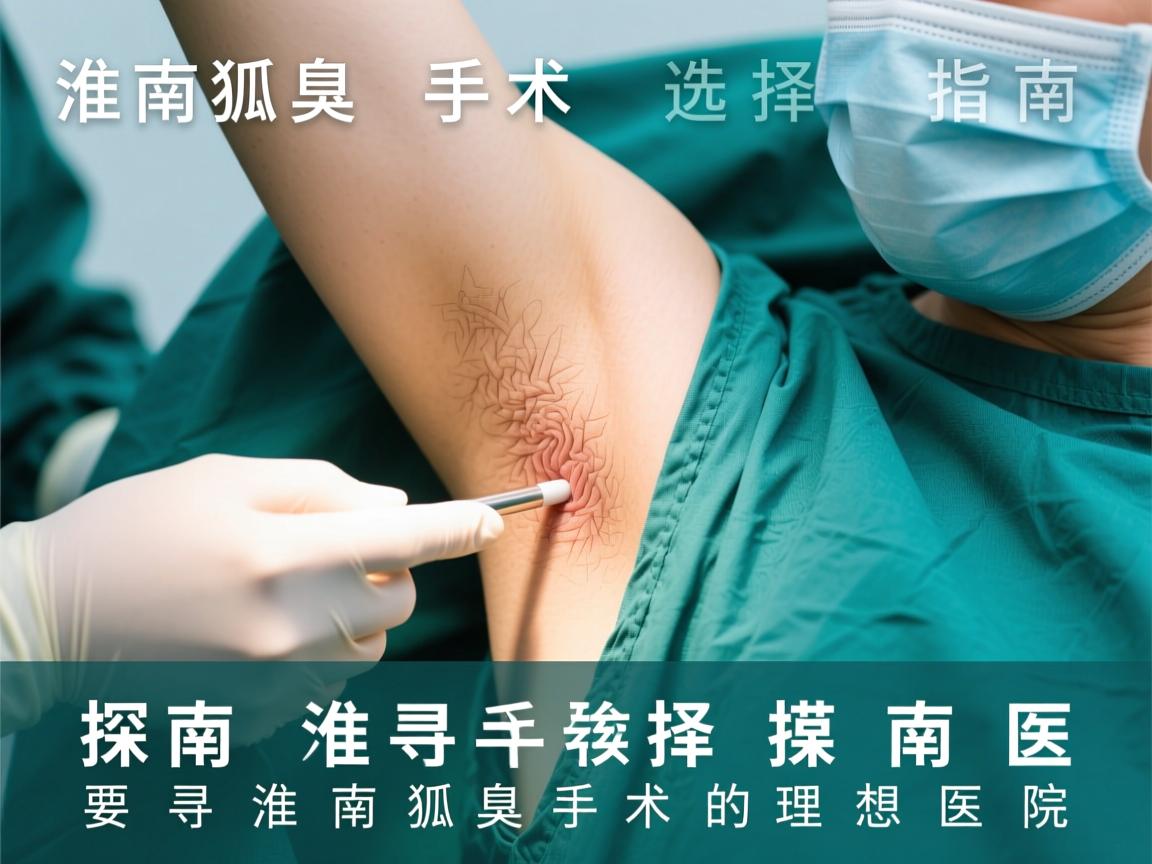 淮南狐臭手术选择指南，探寻淮南狐臭手术的理想医院