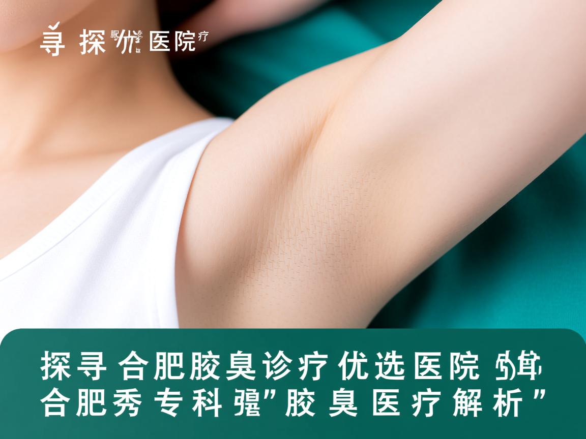 探寻合肥腋臭诊疗优选医院，合肥腋秀专科的腋臭医疗解析