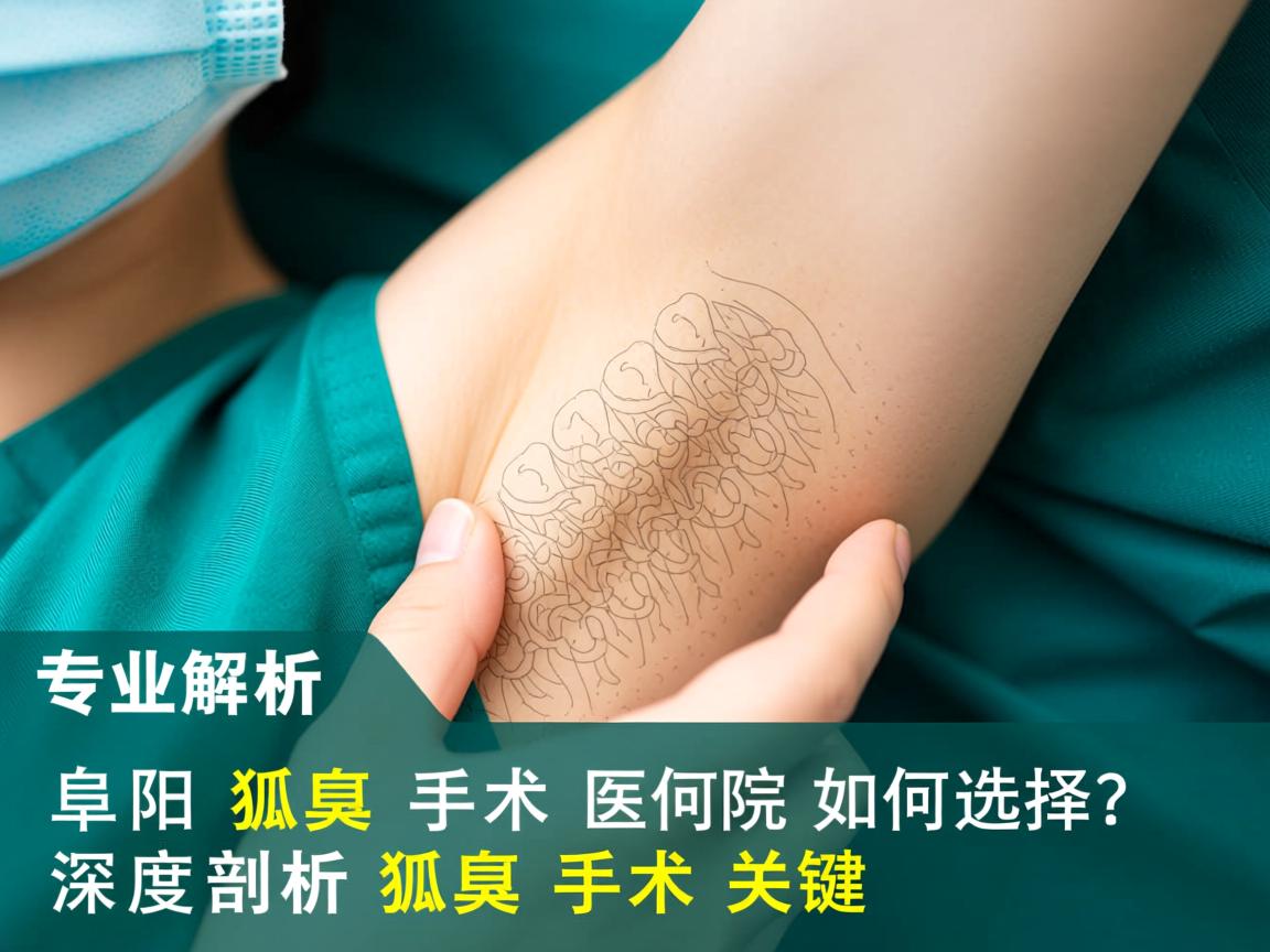 专业解析，阜阳狐臭手术医院如何选择？深度剖析狐臭手术关键