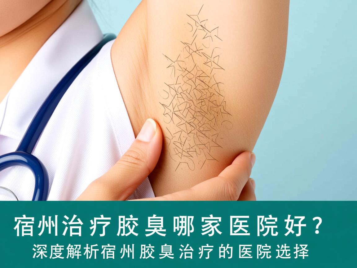 宿州治疗腋臭哪家医院好？深度解析宿州腋臭治疗的医院选择