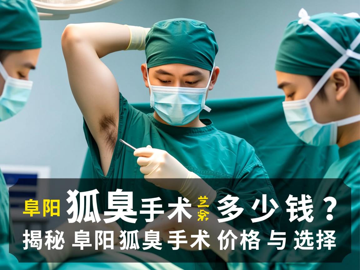 阜阳狐臭手术多少钱？揭秘阜阳狐臭手术价格与选择