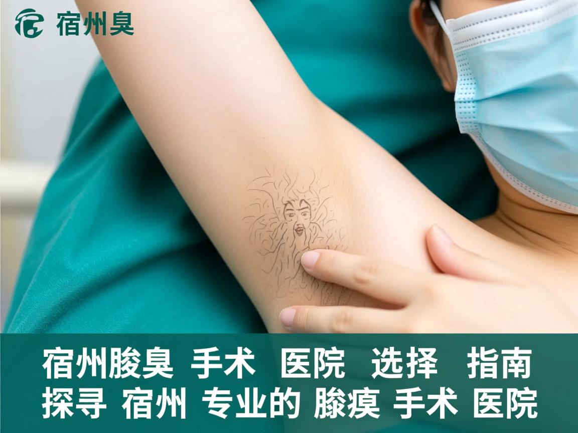 宿州腋臭手术医院选择指南，探寻宿州专业的腋臭手术医院