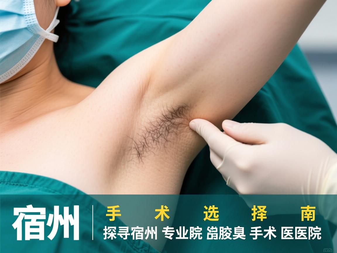 宿州腋臭手术医院选择指南，探寻宿州专业的腋臭手术医院