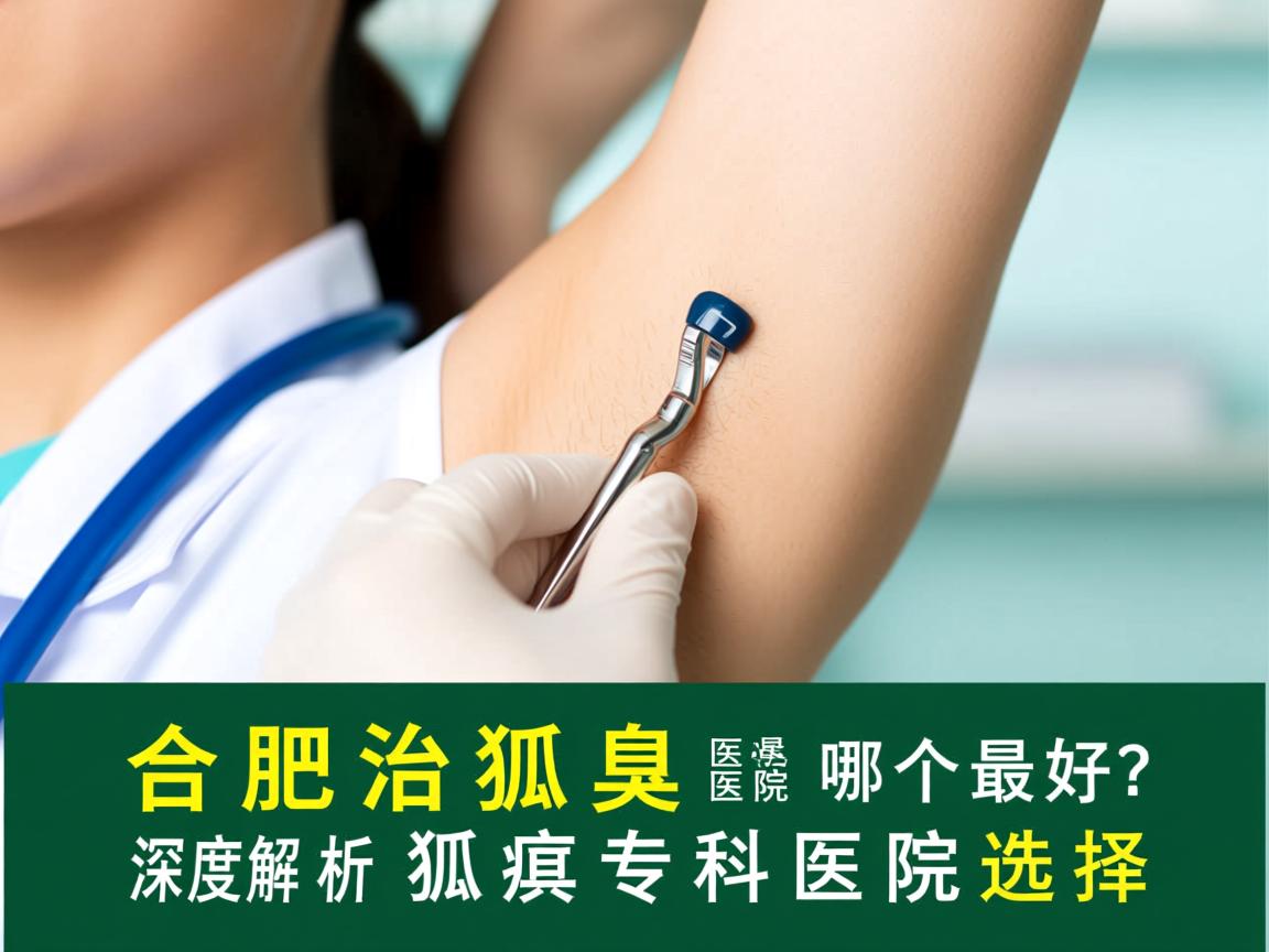 合肥治狐臭医院哪个最好？深度解析合肥狐臭专科医院选择