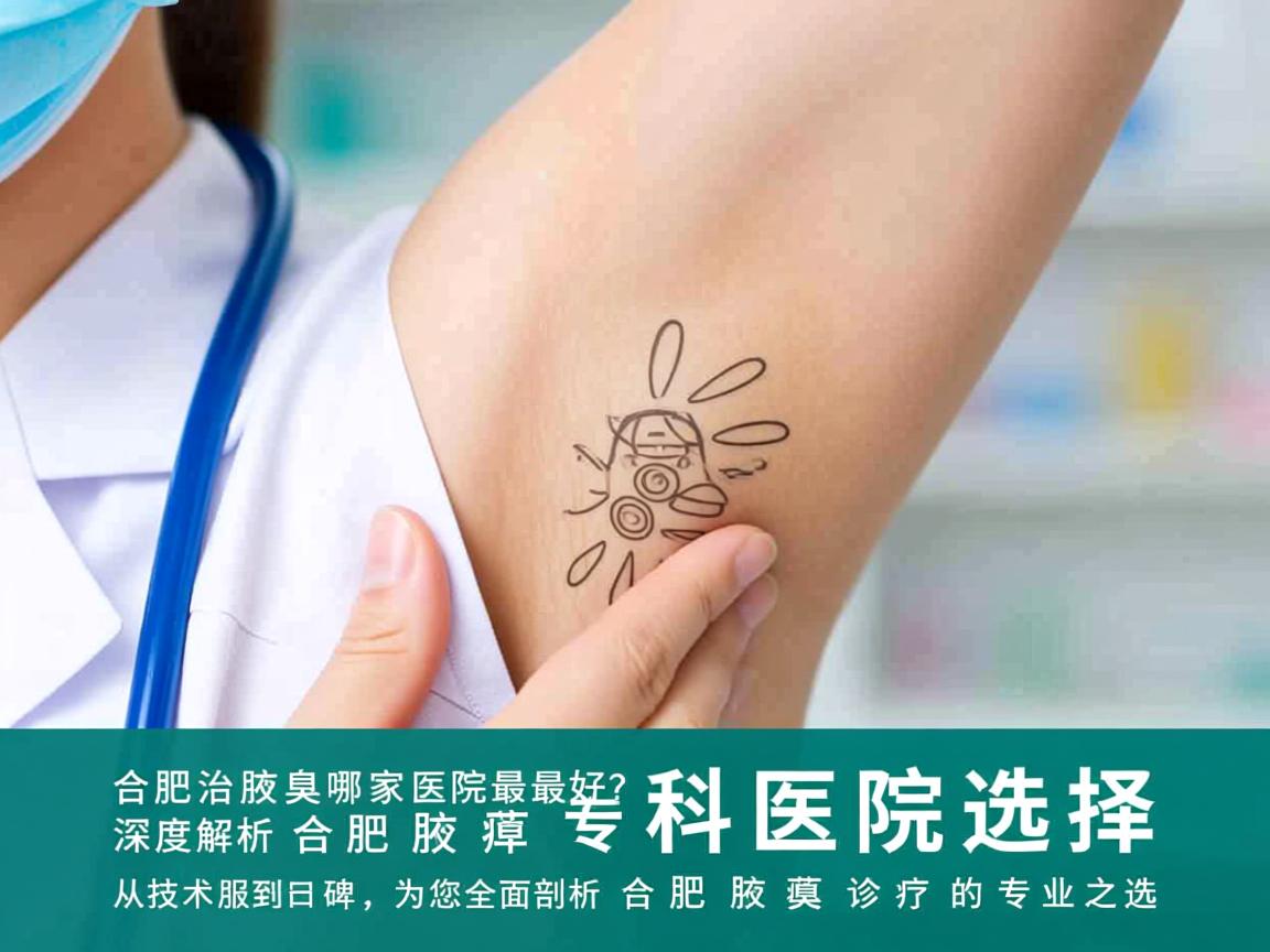 合肥治腋臭哪家医院最好？深度解析合肥腋臭专科医院选择
从技术、服务到口碑，为您全面剖析合肥腋臭诊疗的专业之选