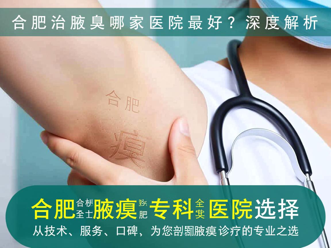 合肥治腋臭哪家医院最好？深度解析合肥腋臭专科医院选择
从技术、服务到口碑，为您全面剖析合肥腋臭诊疗的专业之选