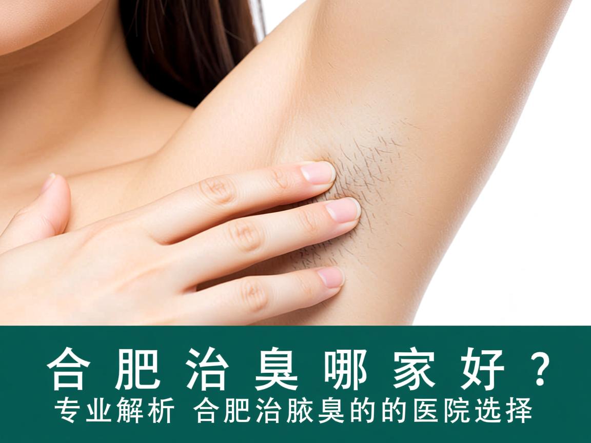 合肥治腋臭哪家好？专业解析合肥治腋臭的医院选择