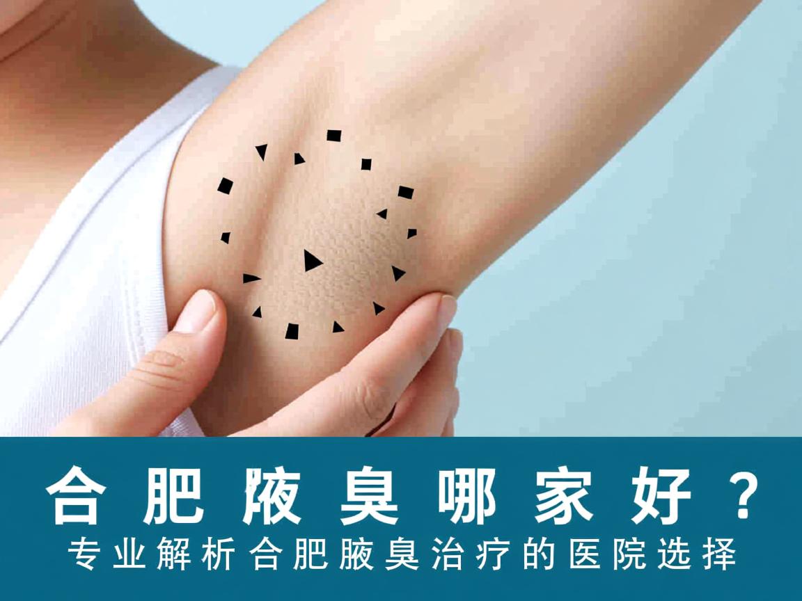 合肥治腋臭哪家好？专业解析合肥腋臭治疗的医院选择