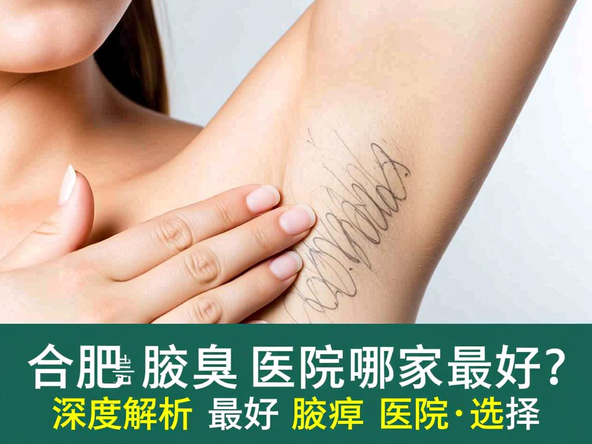 合肥去腋臭医院哪家最好？深度解析最好腋臭医院的选择
